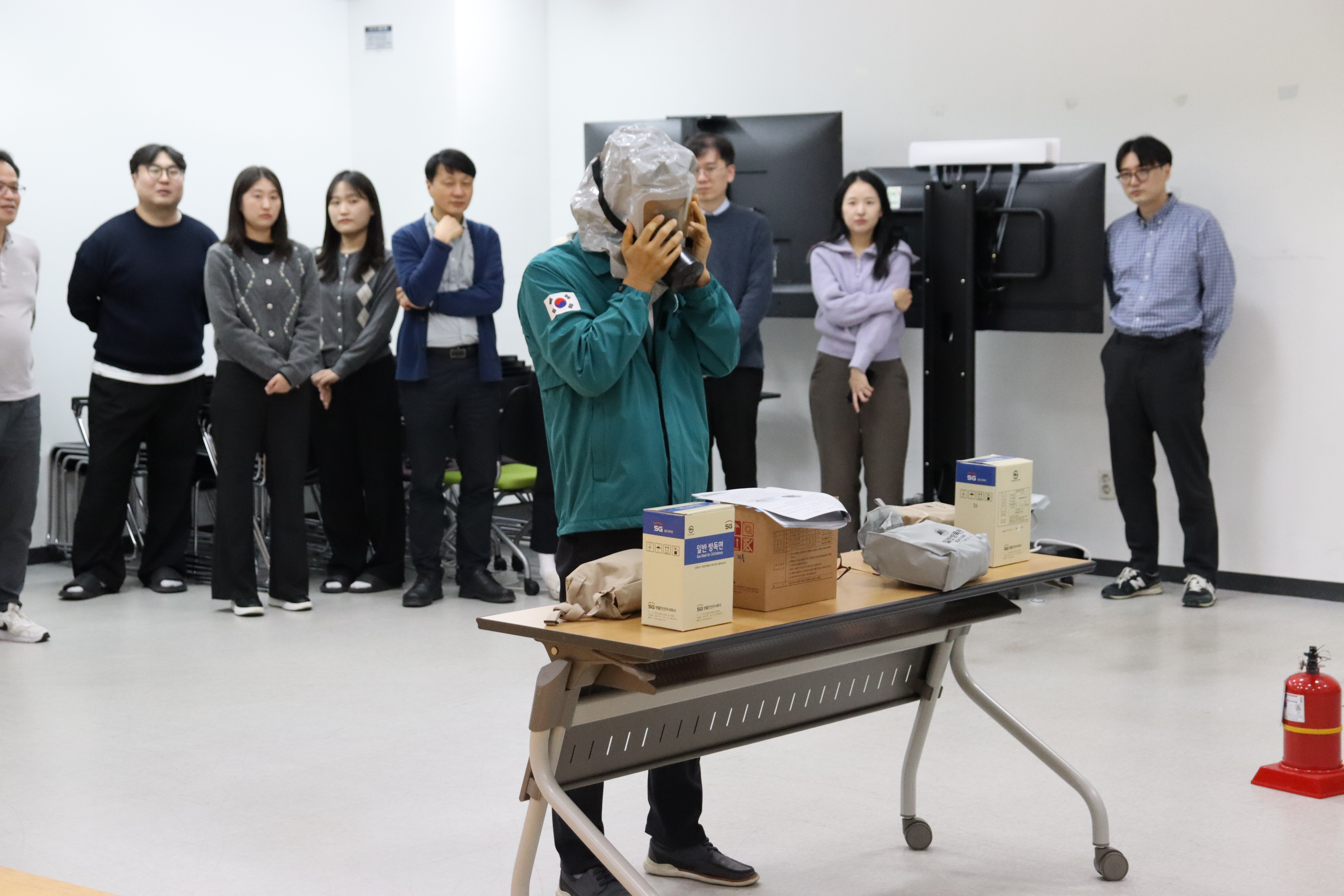 민방위 훈련 실시 