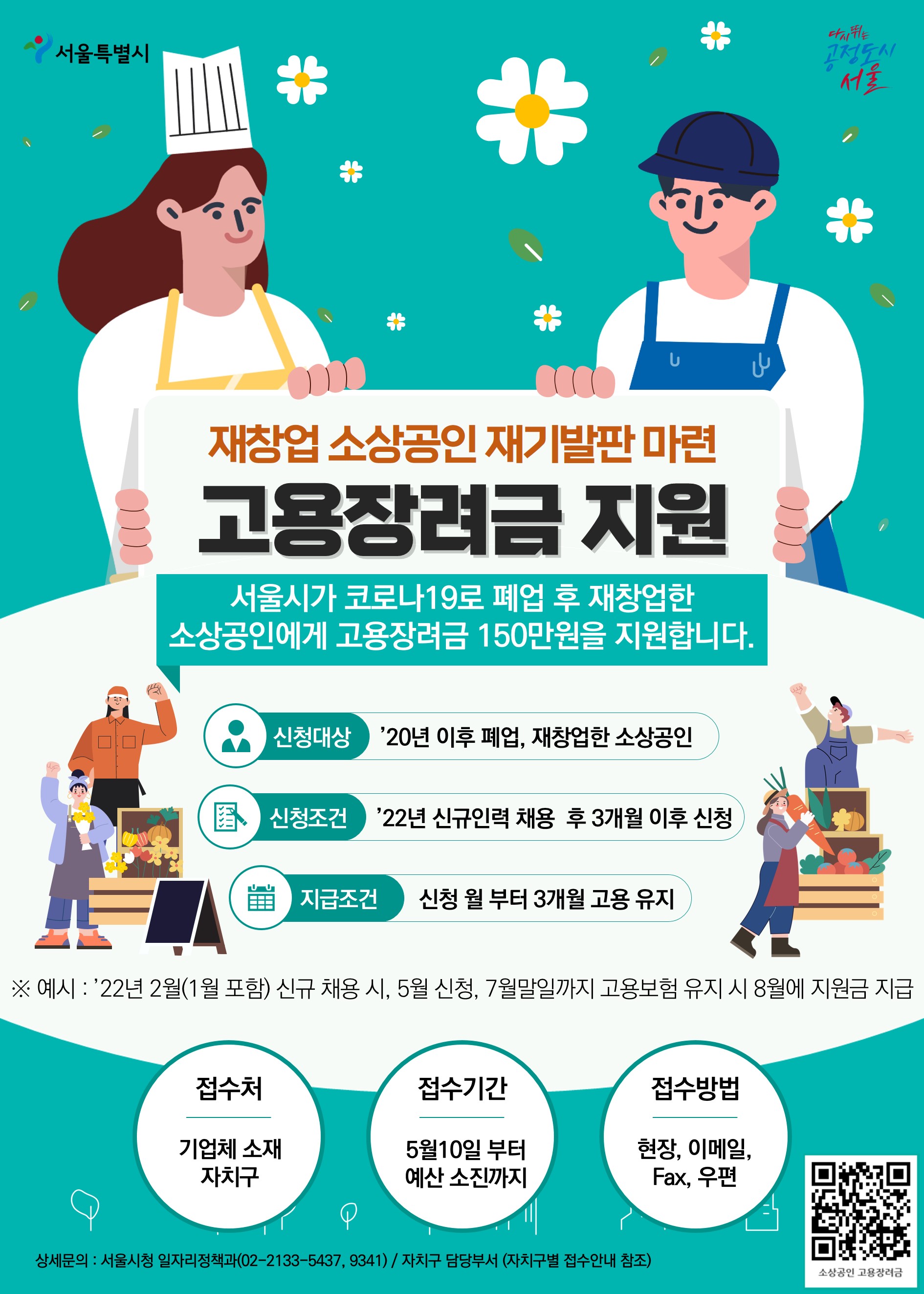 재창업 소상공인 고용장려금 포스터.jpg