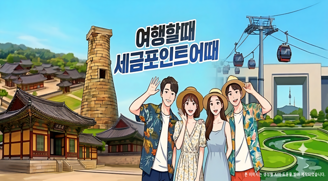 여행할 때 세금포인트 어때